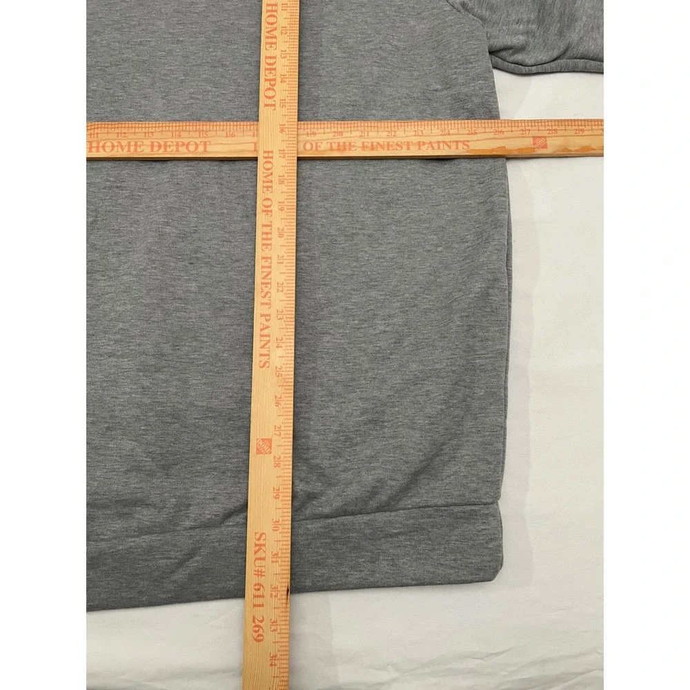 NEW Adidas Sweatshirt Mens 2XL Grey Essentials Fleece 3-Stripes Pullover HT1193